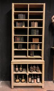 lib54 open bookcase in poplar, 244 cm high, 95 cm wide, 38/27 cm deep